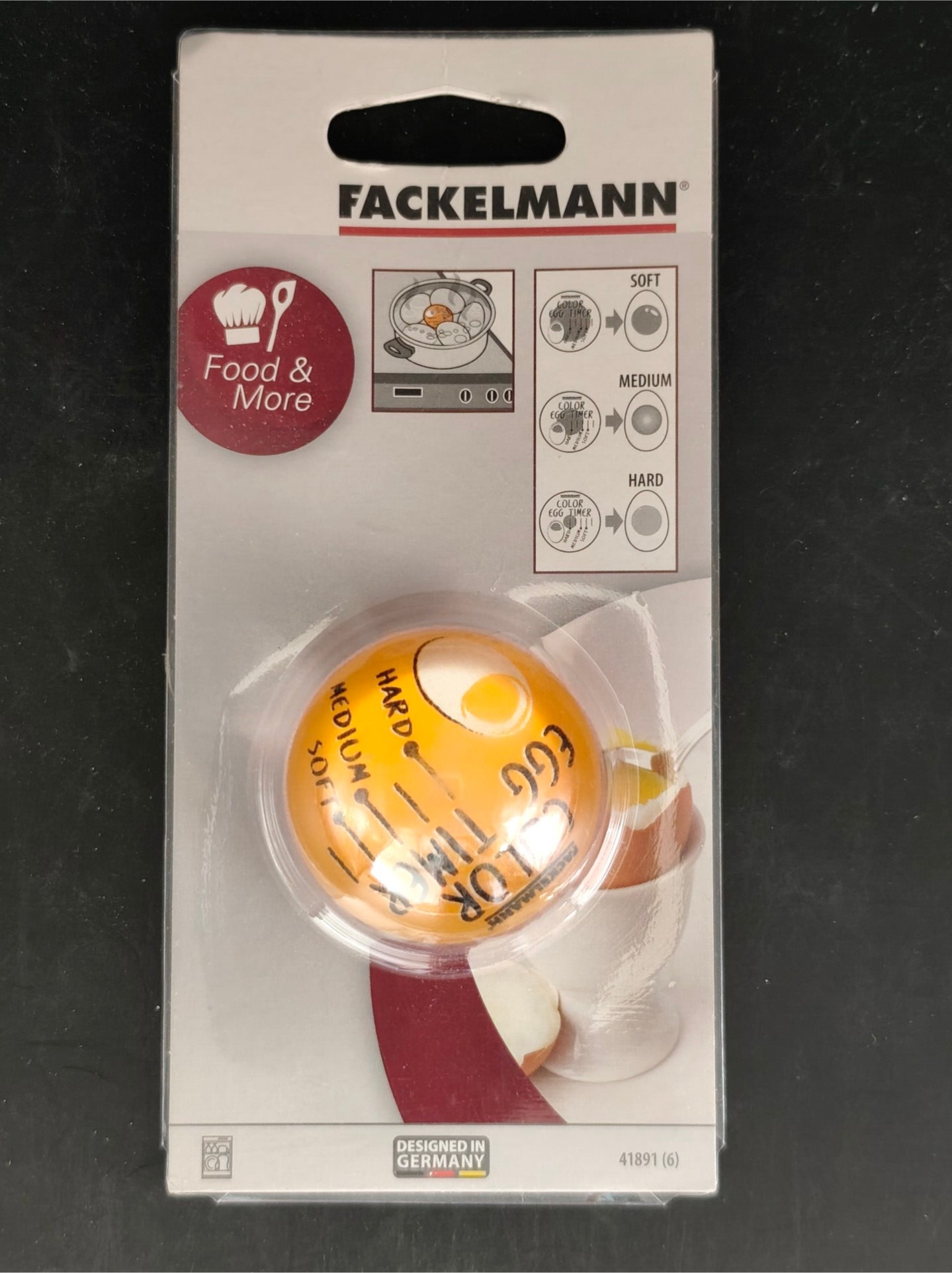 Fackelmann Ei-Koch-Indikator – perfekter Garpunkt für Frühstückseier