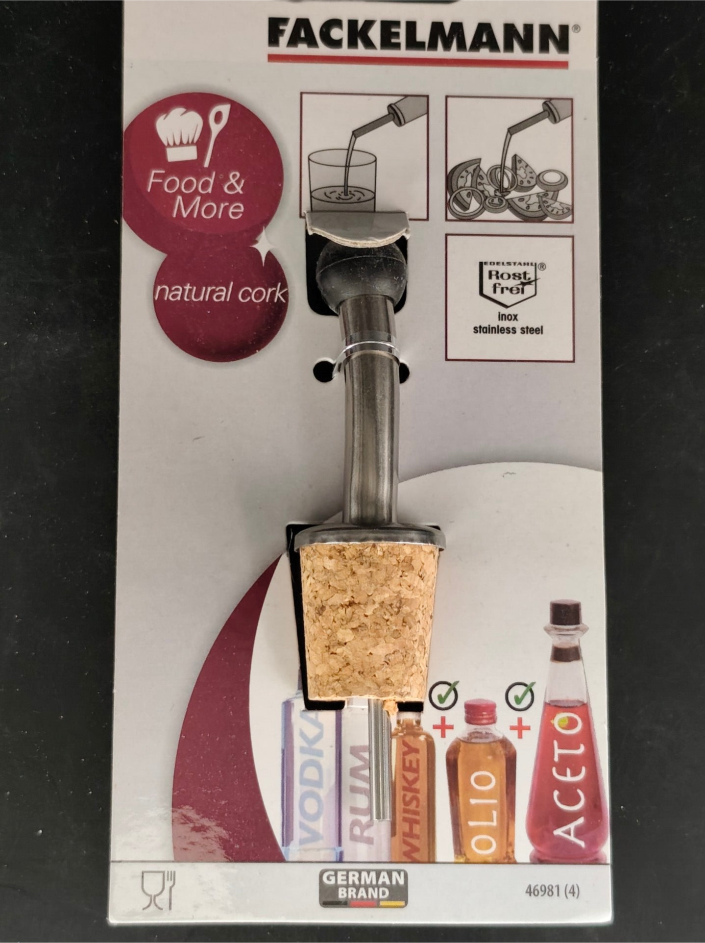 Fackelmann Flaschenausgießer – sauberes Einschenken ohne Tropfen