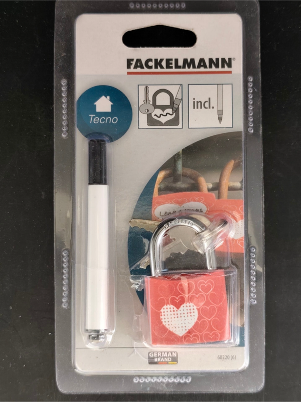 Fackelmann Liebesschloss – symbolisches Schloss für Paare