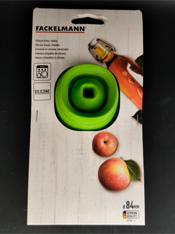 Fackelmann Silikontrichter – faltbar & platzsparend