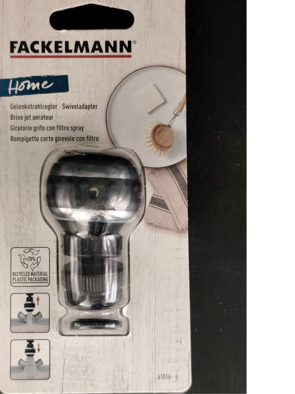 Fackelmann Gelenkstrahlregler – flexibler Wasserstrahlaufsatz