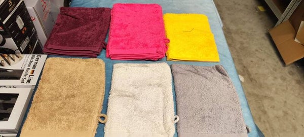 10-teiliges Waschlappen Set (bunt gemischt)