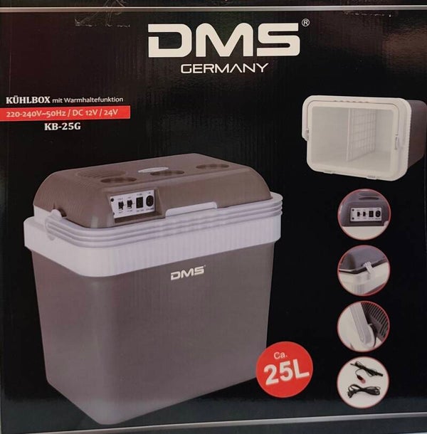 DMS Kühlbox 25l KB-25G Kühlbox mit Warmhaltefunktion