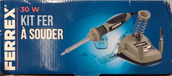 FERREX Lötset 30 W – Komplett-Set für feine Lötarbeiten