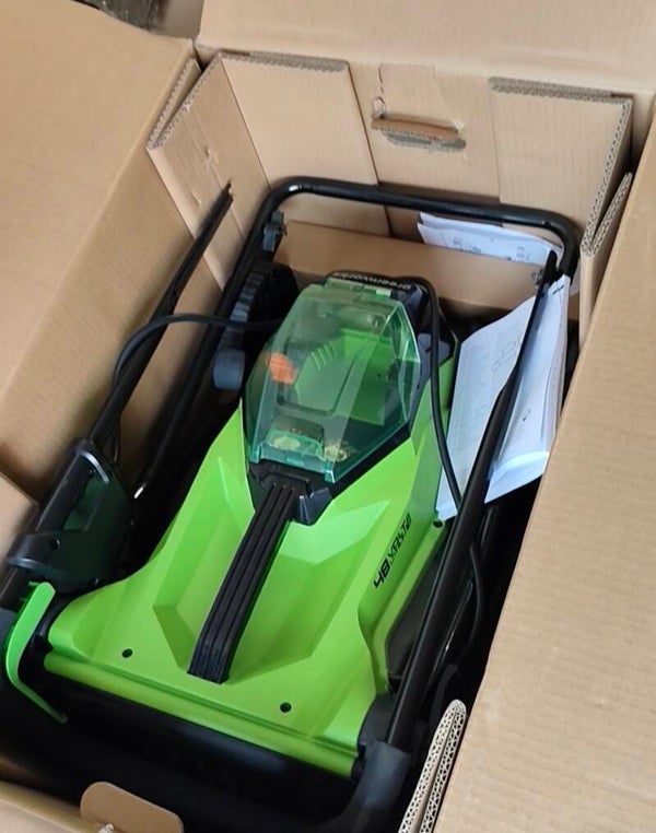 Greenworks G48LM36 Akku-Rasenmäher 48V 36 cm ohne Akku ohne Ladegerät