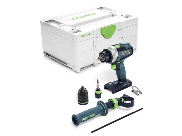 Festool Perceuse-visseuse à percussion sans fil QUADRIVE TPC 18/4-Basic (575604)