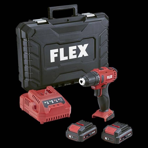 Flex Perceuse-visseuse DD 2G 12-LDBC + 2 accus 2,5 Ah + coffret (532.274)