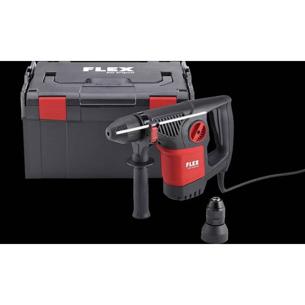 Flex Perforateur-burineur CHE 4-32 R SDS-plus 900 W + jeu de forets + L-BOXX (534.506)