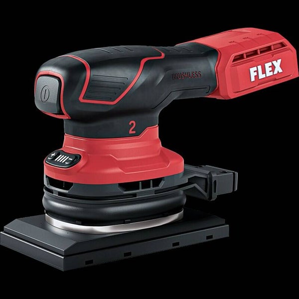 Flex Ponceuse vibrante OSE 2-80 18-EC + accus + abrasifs (Set 535.126)
