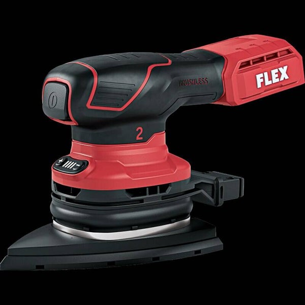 Flex Ponceuse delta ODE 2-100 18-EC + accus + abrasifs (Set 535.127)