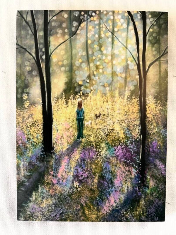 Fairy lights at dawn