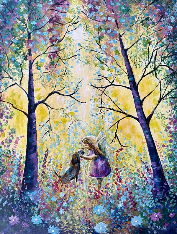 Forest fairy and friend