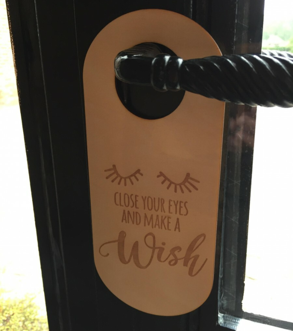 houten deurhanger wish