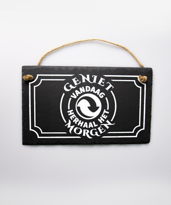 Leisteen -Geniet vandaag