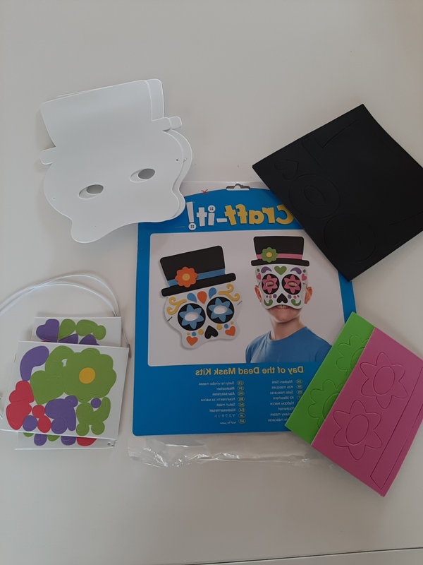 Dag van de doden FOAM masker (2stuks)