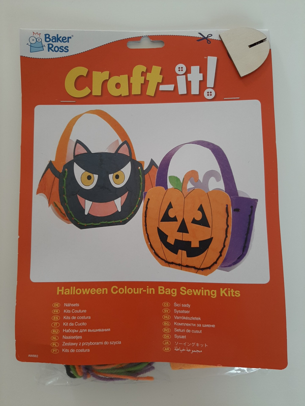 Inkleurbare Halloween Handtas naaiset