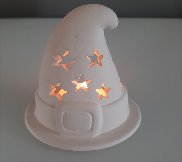 Heksenhoed Keramische Theelichthouder