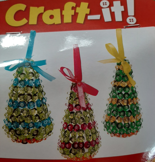 Kerstboom Pailletten Decoratieset