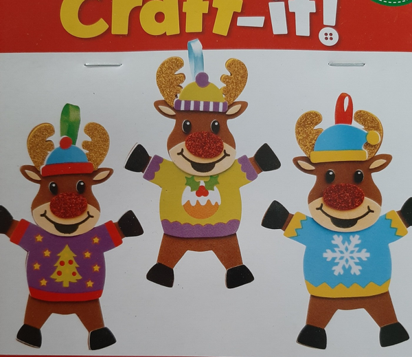 Rendier kersttrui Decoratieset