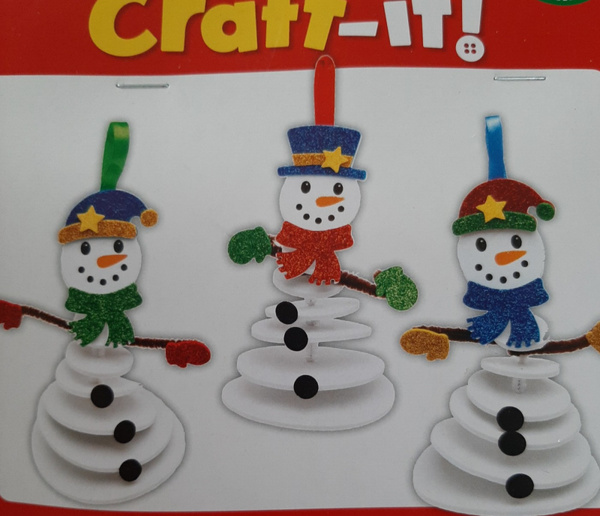 Stapelbare sneeuwpop 