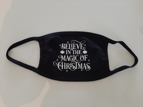 Mondmasker : 'Believe in the magic of christmas'