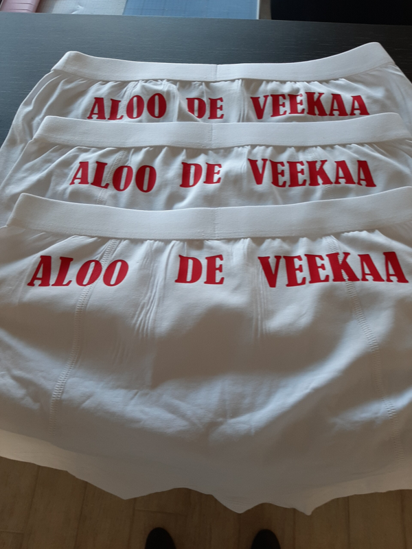 Bedrukking boxershorts