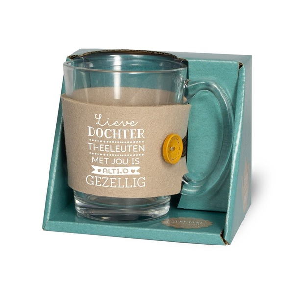 Theetas: Lieve dochter, theeleuten met jou...