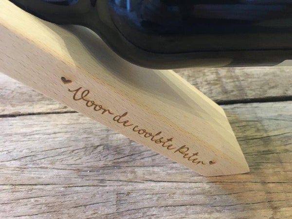 Creatieve wijnhouder : Voor de coolste peter
