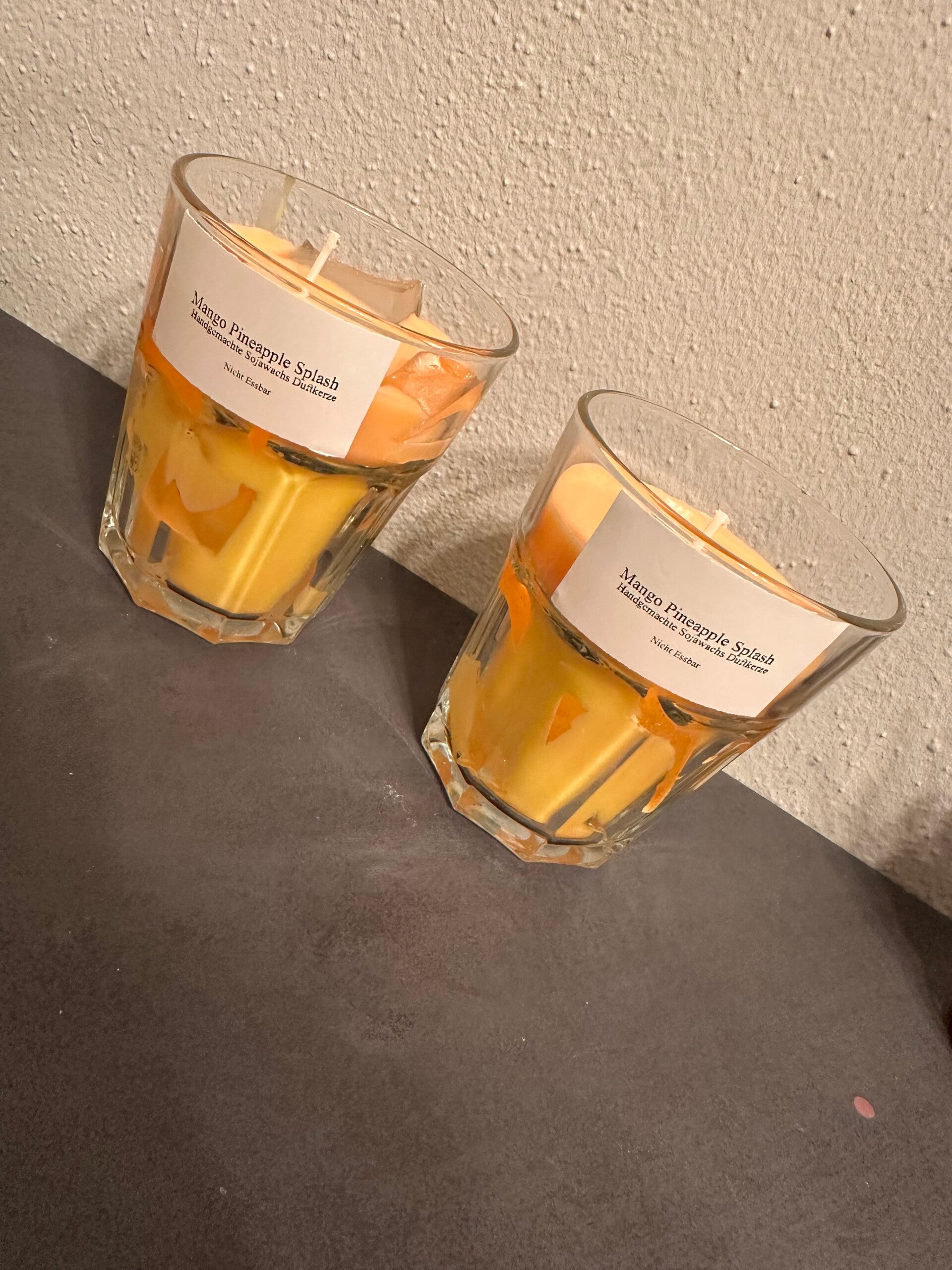 Handgemachte Sojawachsduftkerze