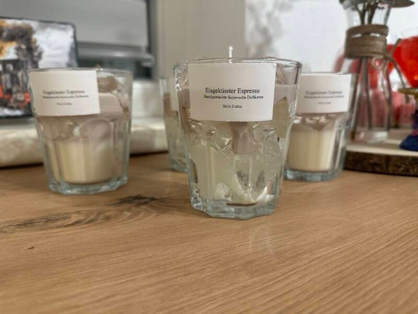 Handgemachte Sojawachsduftkerze