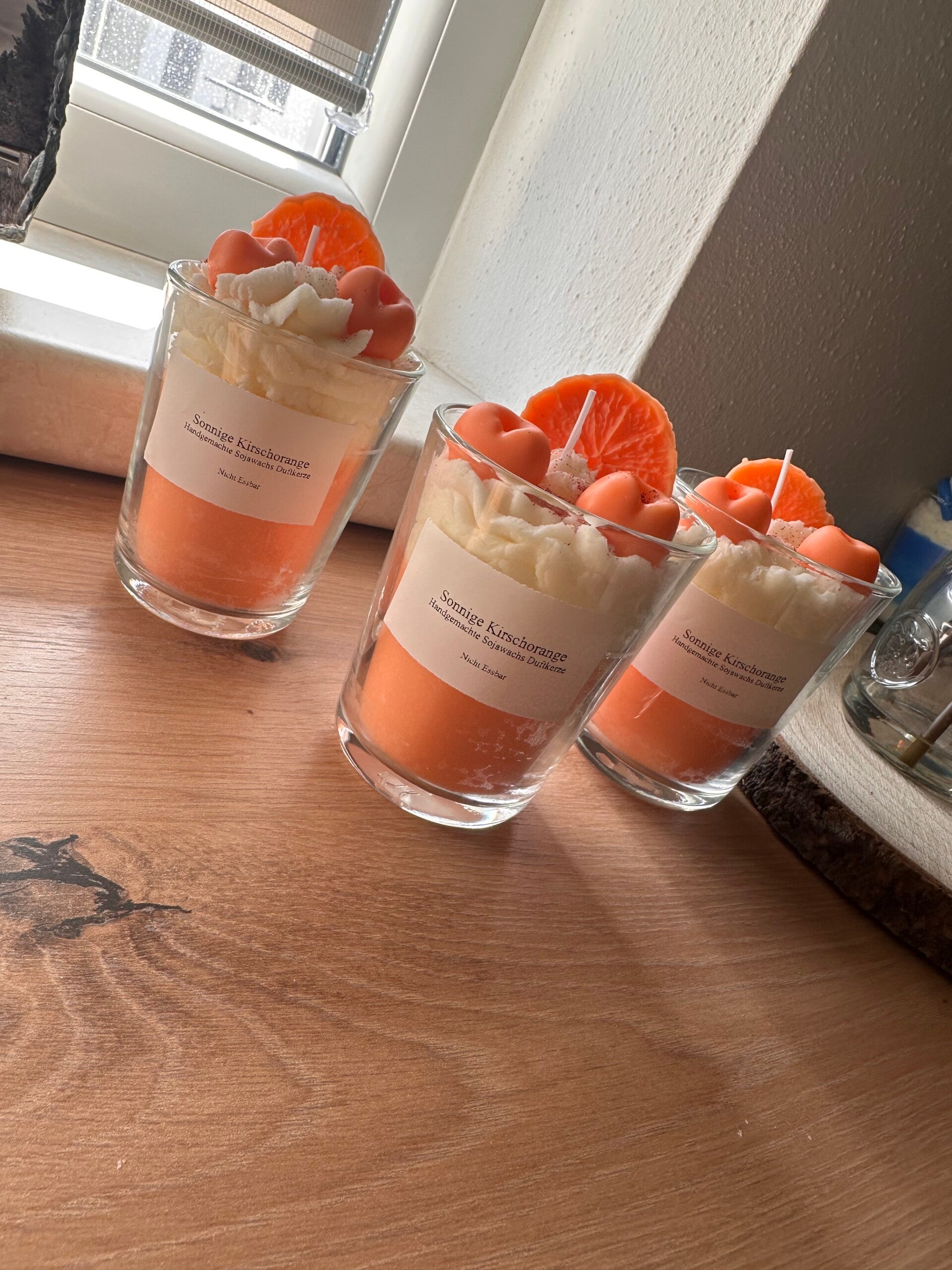 Handgemachte Sojawachsduftkerze