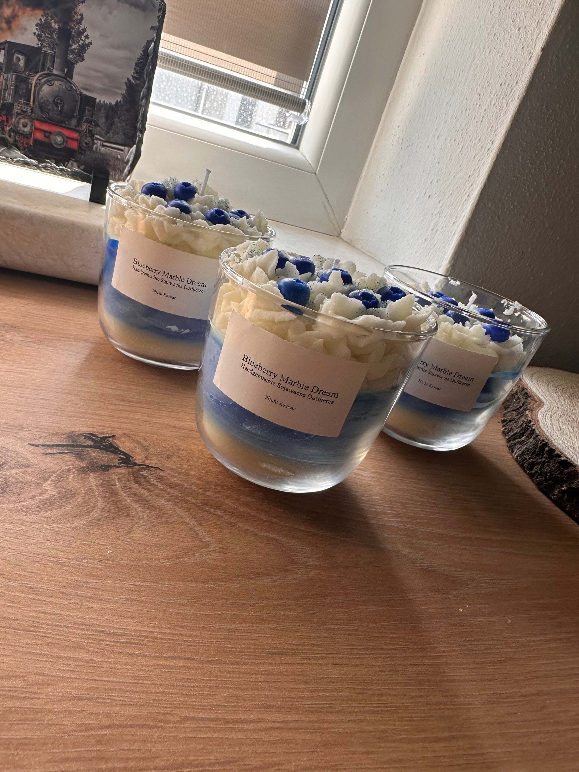 Handgemachte Sojawachsduftkerze