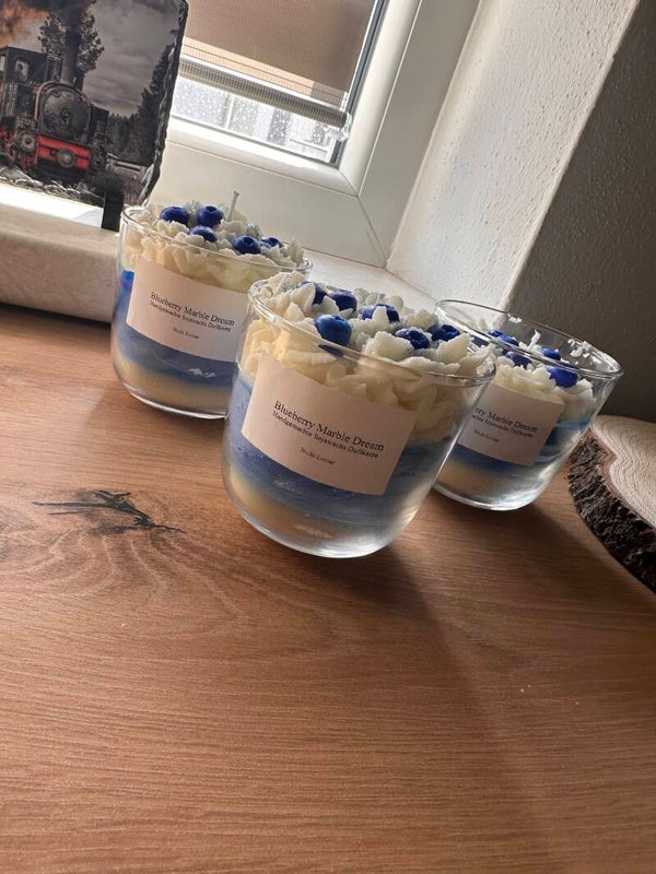 Handgemachte Sojawachsduftkerze