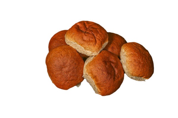 Bruine bollen - 6 stuks