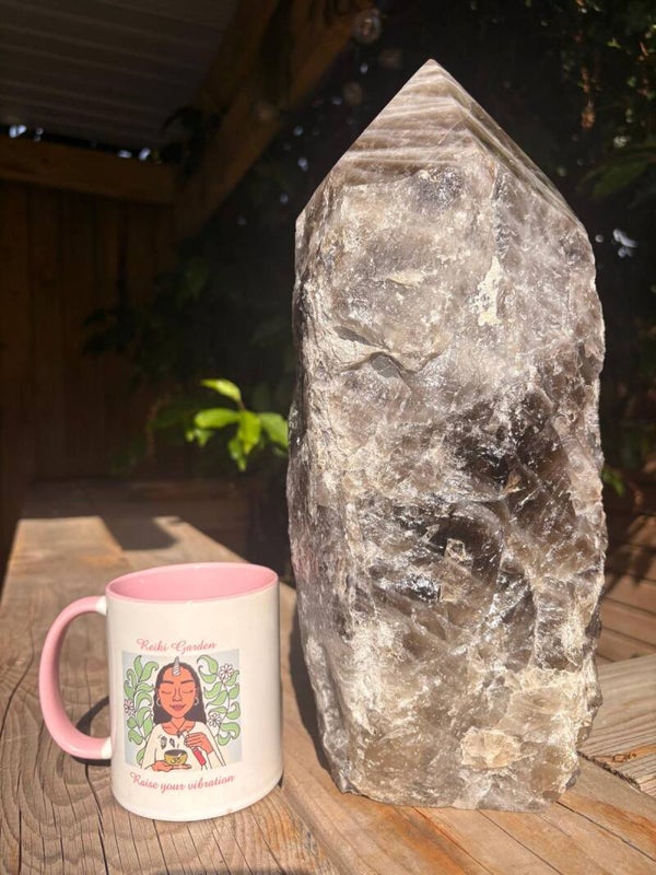 🔮 FOR SALE: Magnificent 10kg Smoky Quartz Tower