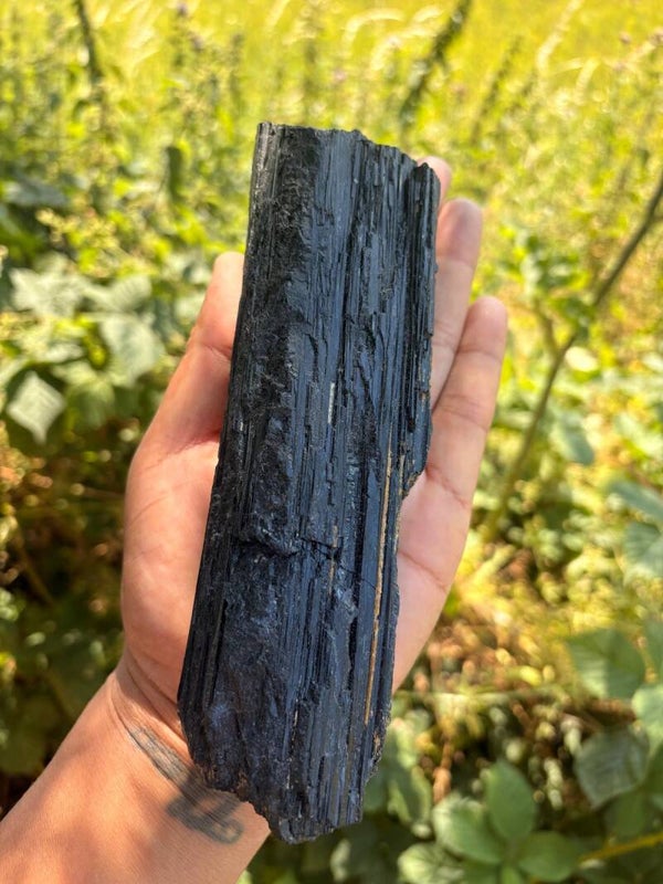 🖤 836gs 19cm x 5 cm Premium Black Tourmaline Rough Specimen 🌟