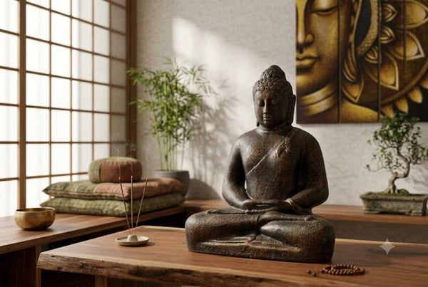 Medium Buddha Classic Antique Gold - 0.5m