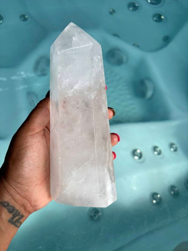 21cm  Tall & 1.473 kg Quartz  Tower
