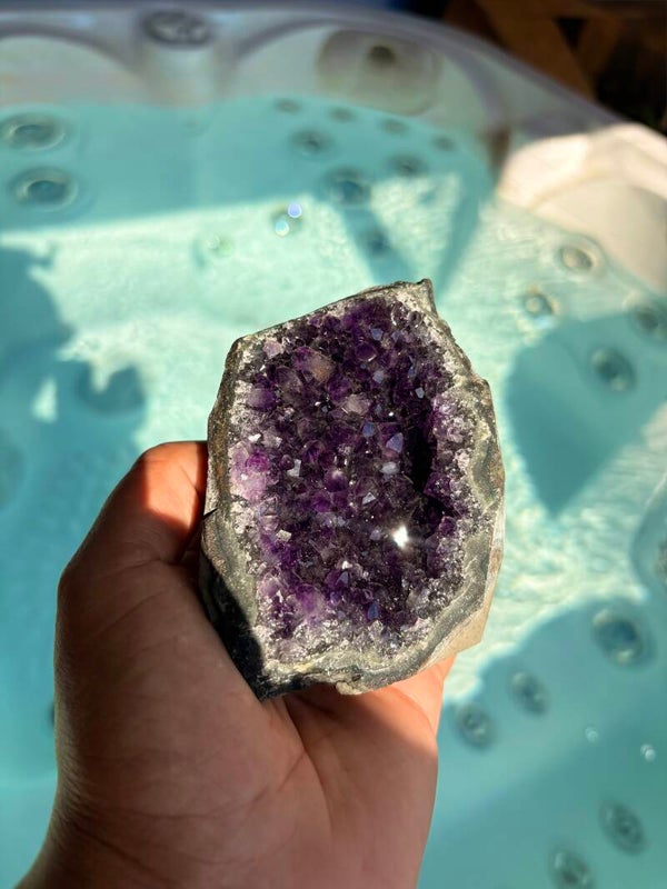 Premium Grade Deep Violet Uruguayan Amethyst Specimen 505g