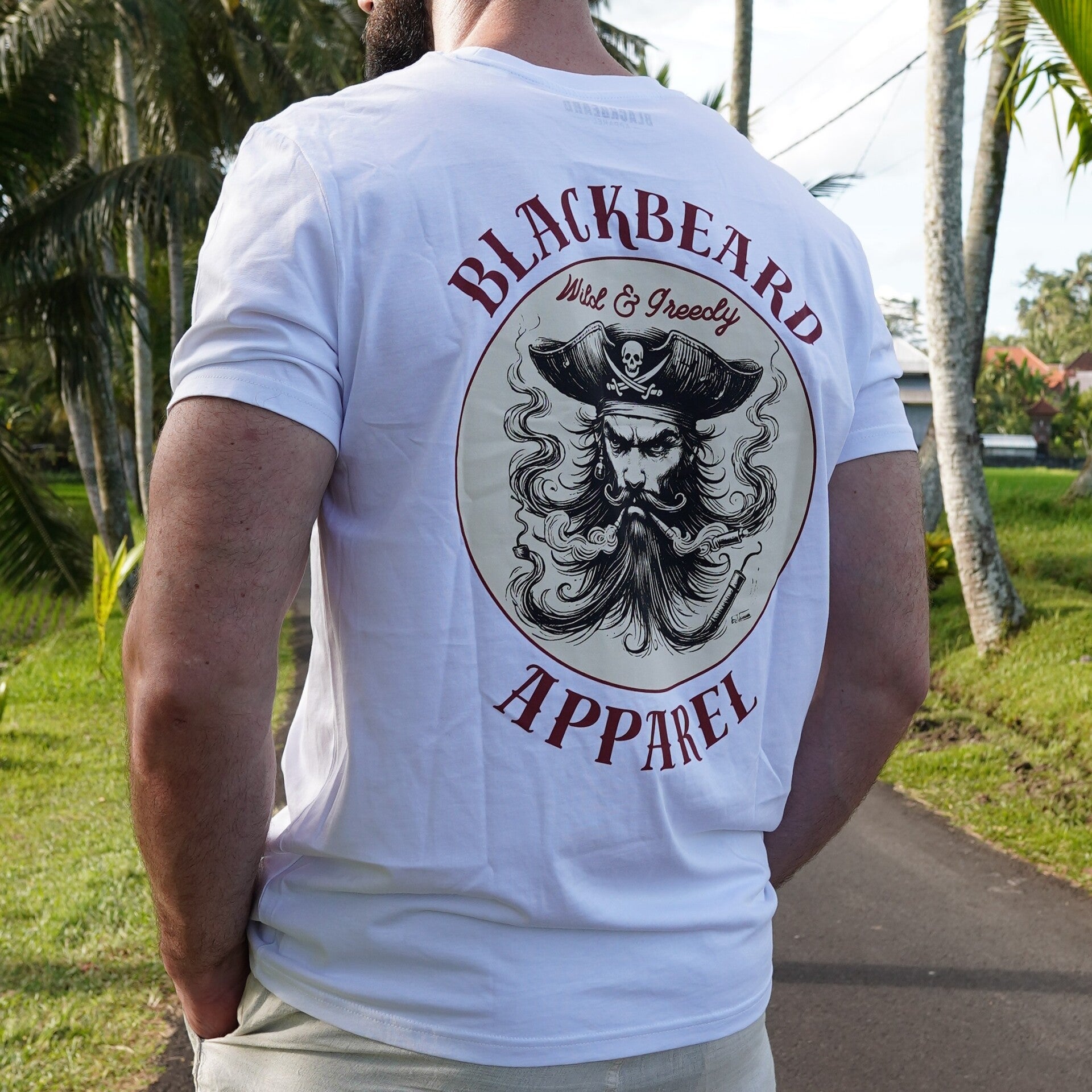 Blackbeard Tee White
