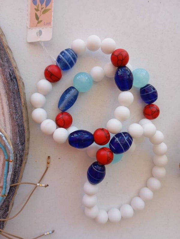 Greek colours bracelet (Handmade)