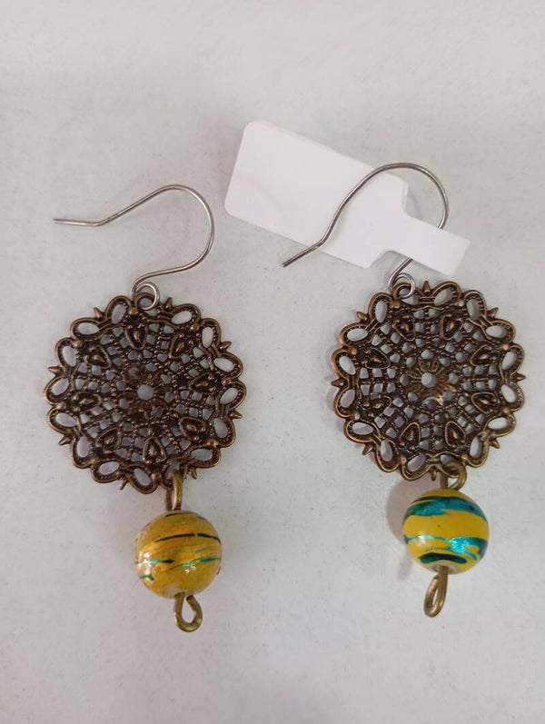 Αναγγενησιακα-boho handmade earrings