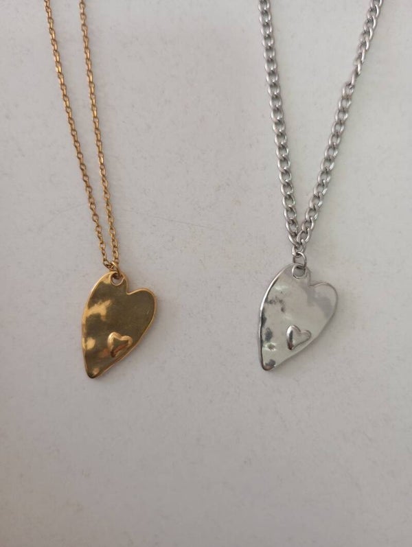 Heart pendant 1 (steel)