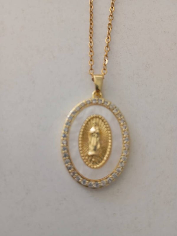 Pendant with enamel 1. (steel)