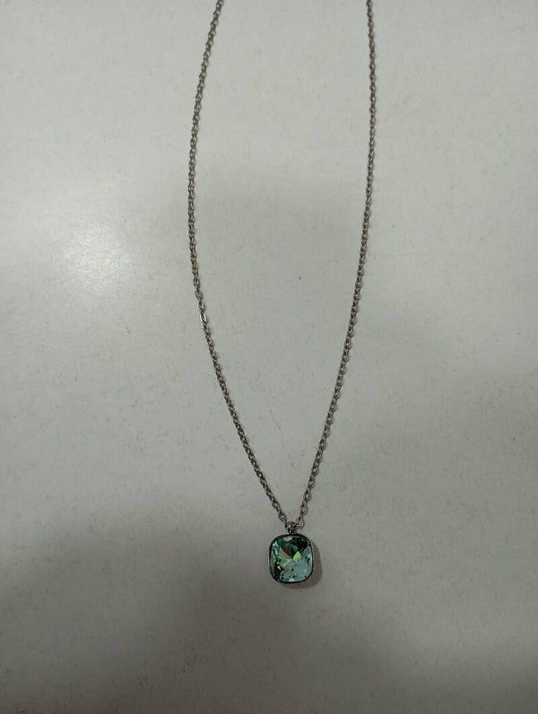 Siel crystal necklace (steel)