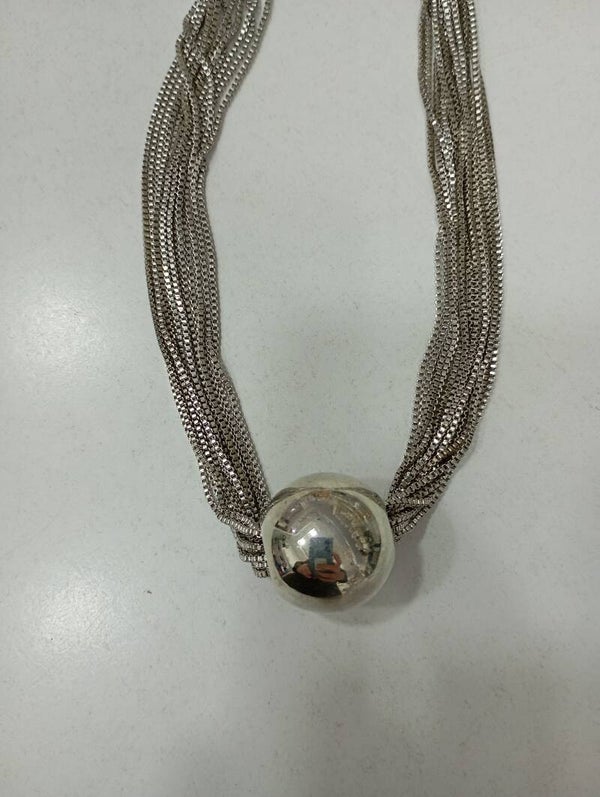 Ball choker necklace (steel)