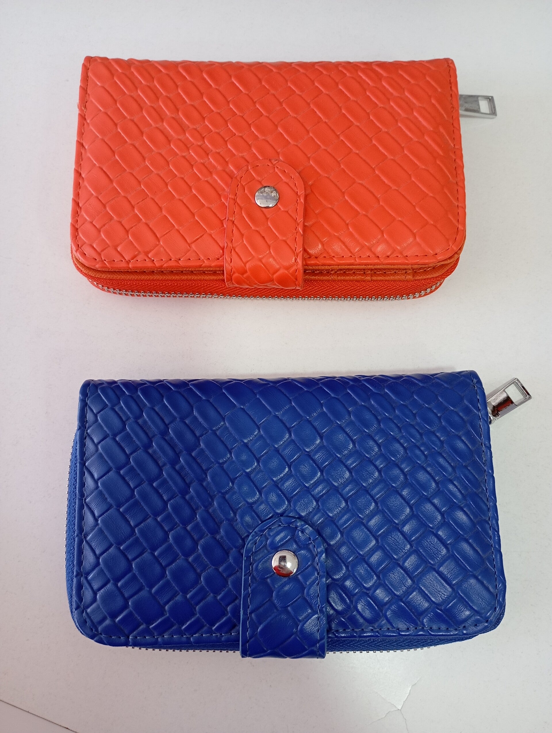 Εργονομικό πορτοφόλι1 Μπλε/πορτοκάλι