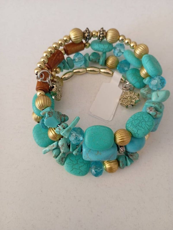 Tirkouaz gold bracelet (beads)