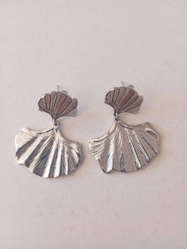 Coral earrings (steel)