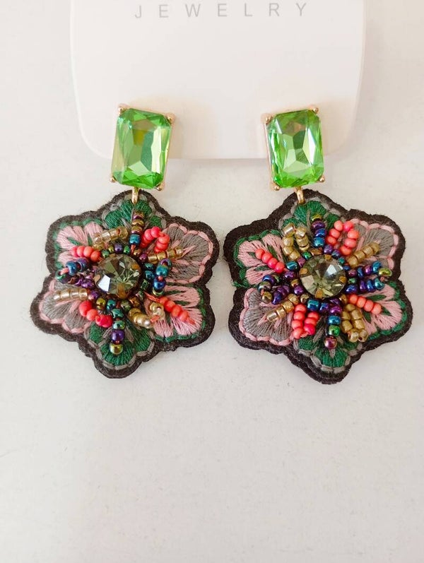 Spring earrings